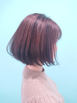 ドライブアンドビジョン 池袋(Drive&Vision) ビタミンカラーカラー×大人かわいいボブ[池袋/髪質改善]