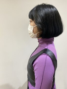 ブゾン(buZon) 【buZonブゾン】韓国ボブタンバルモリ×ブルーブラック