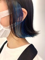 ジーナ 渋谷駅前(Zina) 小顔セミウェットウェーブピンクベージュハイライトカラー