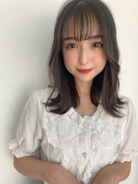 ノンダメージサロン ステラバイボヌール(Stella by Bonheur) 【stylist 片山】ぱつっとシースルーバング♪