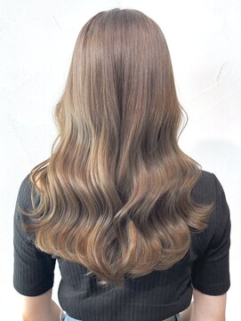 アイティーバイアルバム 下北沢店(IT by ALBUM) ベージュ_ショコラベージュボブルフベビーバング_ba343181