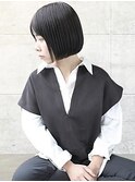 【イルミナカラー×髪質改善TR】耳かけショートスタイル
