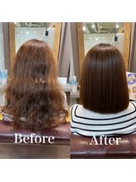 ラウラアンドロー(LAURA&RO) miyaストレート★人生初★のさらつやボブ 雨の日も怖くない♪