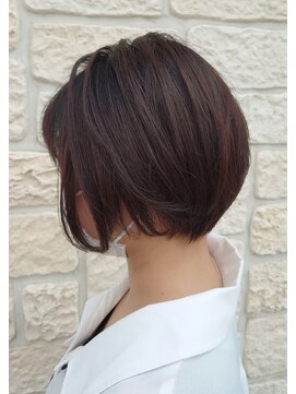 アリーナ 緑が丘店(arena) ふんわりショートボブ☆ナチュラルブラウン