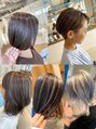 ヘアーサロン クスキ(hair salon KUSUKI) ハイライトは白髪をカバーしたり、ヘアに立体感がでます。