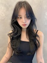 トルネード(TORNADO)&nbsp;韓国風 かきあげ前髪 ハイレイヤーカット 垢抜けヘア A0112