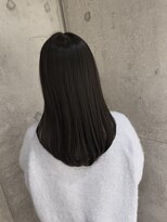 リビンバイアフロート(Livin by afloat)&nbsp;ミドルレイヤー　ストレート　暗髪グレージュ　おおたかの森