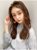 ♪大人っぽ愛されロングオレンジヘア20代30代40代高田馬場