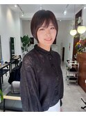 丸みショートヘア