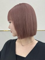 シーテメゾン(Ciete Maison)&nbsp;ブリーチありペールピンク×ボブ