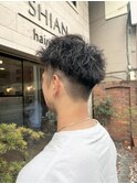 メンズスパイラルパーマ
