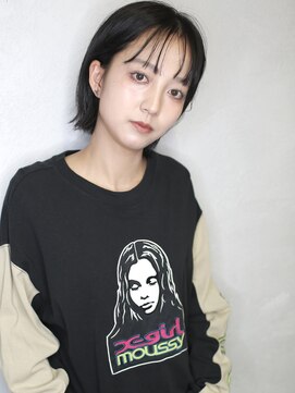 バース(BIRTH) 天神【BIRTH】シースルーバング切りっぱなし外ハネボブ