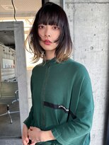 ノラジャーニー(NORA Journey)&nbsp;【諒】エンドカラー姫レイヤーカットワイドバングデザインカラー