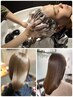 【頭皮改善×髪質改善】カット+カラー+Hydro XE TR + ヒト幹細胞ヘッドスパ