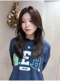 ミニウルフレイヤーカット顔周りカット前髪カット韓国ボブ
