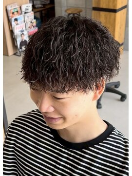 メンズギフト(men's GIFT) 波巻きパーマツイストスパイラルマッシュ刈り上げツーブロック