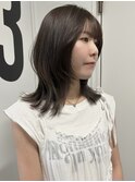 【 YOKE 】レイヤー顔まわりフェイスレイヤーグレージュ