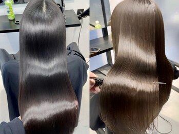 クレオ 青山(CLEO)の写真/マンツーマン施術で、お客様の髪質に合わせた施術が可能◎髪のダメージを最小限に抑え、理想のサラ艶髪へ☆