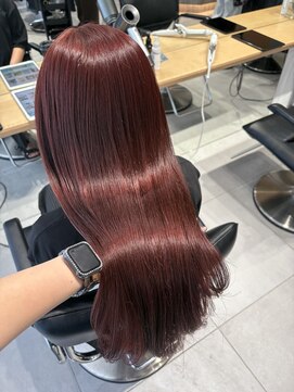 ヘアサロン ガリカ 表参道(hair salon Gallica) 【風香】艶々ボルドーカラー×レイヤーカット