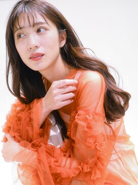 ミリー 梅田店(milly) ダークブラウン×シースルーバング【milly梅田】