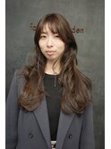 20代30代40代グレージュイメチェン小顔レイヤーロング