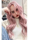 CAPSULE &nbsp;ピンクアッシュ、ロングレイヤー