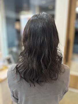 20代30代40代50代　ゆるウェーブパーマ