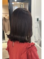 アコロン(acoron) 切りっぱなし ミディアム/ピンクブラウン