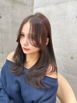 ロンドメリア 天神大名店(Lond Melia) イメチェンヘアスタイル小顔に見せるヘアココアベージュ