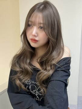 アイトーキョーエス 渋谷(AI TOKYO S) ブリーチなしダブルカラーヘーゼルベージュ透明感カラーレイヤー