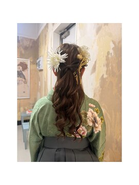 フィリュヌ(filune) ハーフアップリボンアレンジ