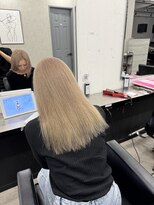 プライズ 所沢プロぺ通り店(prize)&nbsp;韓国風◎ブリーチカラー×ハッシュカット/前髪あり/小顔所沢