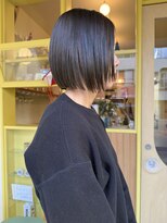 ヒントステーション(HINTSTATION)&nbsp;〈浅草 半個室〉ストレートパーマ×平行ボブ