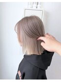 インナーカラー　ミルクティーベージュ
