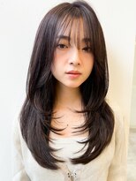 ソア 渋谷(soar) ロングレイヤーハッシュカット渋谷髪質改善トリートメント