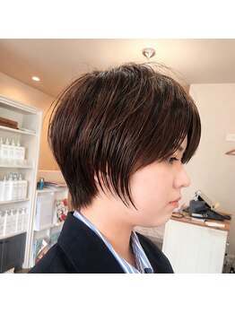 ミエル(miel)の写真/【京都美容室】40代・50代女性に人気！！持ちがいいショートカットならお任せ
