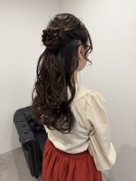 グランドライン(GRAND LINE)&nbsp;ヘアセット　ハーフアップ　編み込み　アレンジ