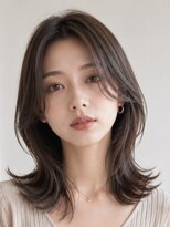 アース 土気あすみが丘店(HAIR&MAKE EARTH)&nbsp;ミディアムレイヤー