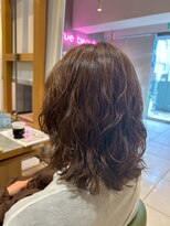 アース モード 新小岩店(EARTH/M) ショコラグレージュ×ミディアムパーマ