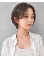 アイシー 関内(ICY)&nbsp;(ICY土屋)大人かわいい丸みショート×透明感ブラウン