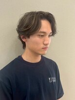 ルトワフクロマチ(Lutowa Fukuromachi) リバースセンターパート/ニュアンスパーマ/ダウンバング/メンズ