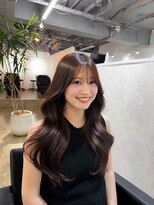 ミヨン 京都烏丸店(miyon)&nbsp;【miyon】韓国レイヤーカット×暗髪カラー×髪質改善