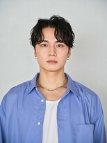 リトル 広島並木通り(little)&nbsp;ナチュラル流し前髪×メンズショート
