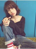 【BALLOON HAIR】TREND STYLE シースルーロブ×アンニュイカール