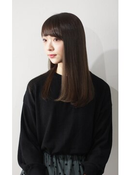 フィエル(fielu) ストレート×グレージュ×カール×【ISAO】２