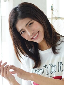 アビエクレール 河内花園(abije claire) さらさらミディ★20代30代50代 髪質改善