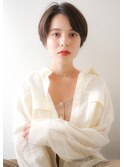 髪質改善でツヤ髪、手ぐしでまとまるマニッシュショート