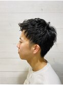 爽やかツーブロックアップバングstyle