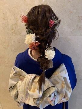 ビス ヘア アンド ビューティー 西新井店(Vis Hair＆Beauty) 成人式/ヘアセット/振袖/メイク/着付け/着物/着物ヘア