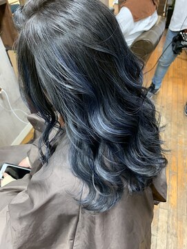 ラフ 難波店(LAFF) #黒髪#ボブルフ#ネビージュ#小顔#ワンレン